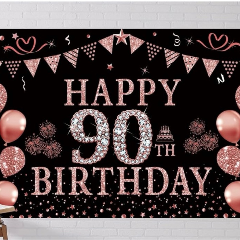 90th birthday banner. Like new